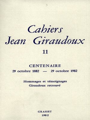 cover image of Cahiers numéro 11